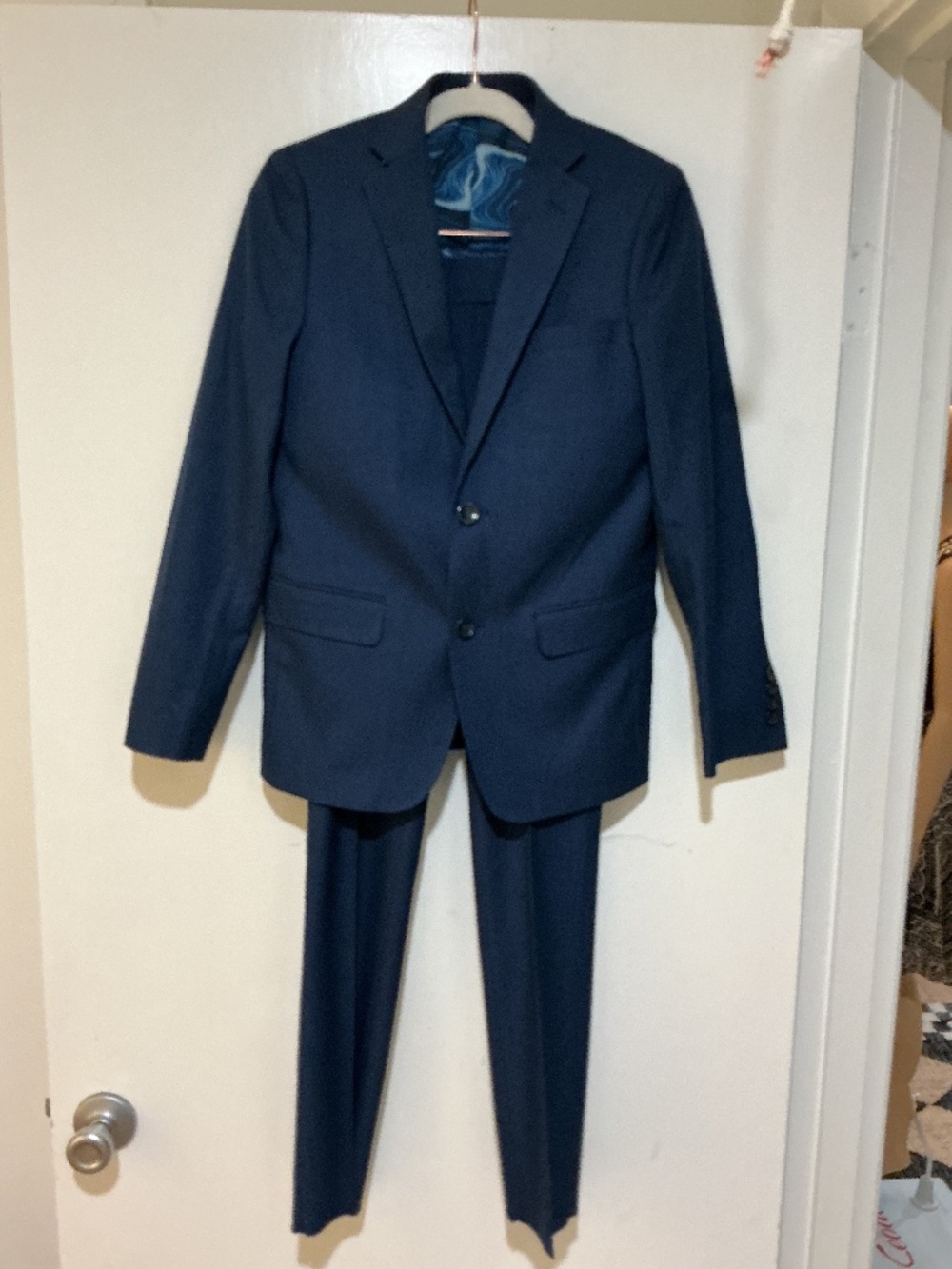 T.o. Boys 2pc Suit Blue Size 14